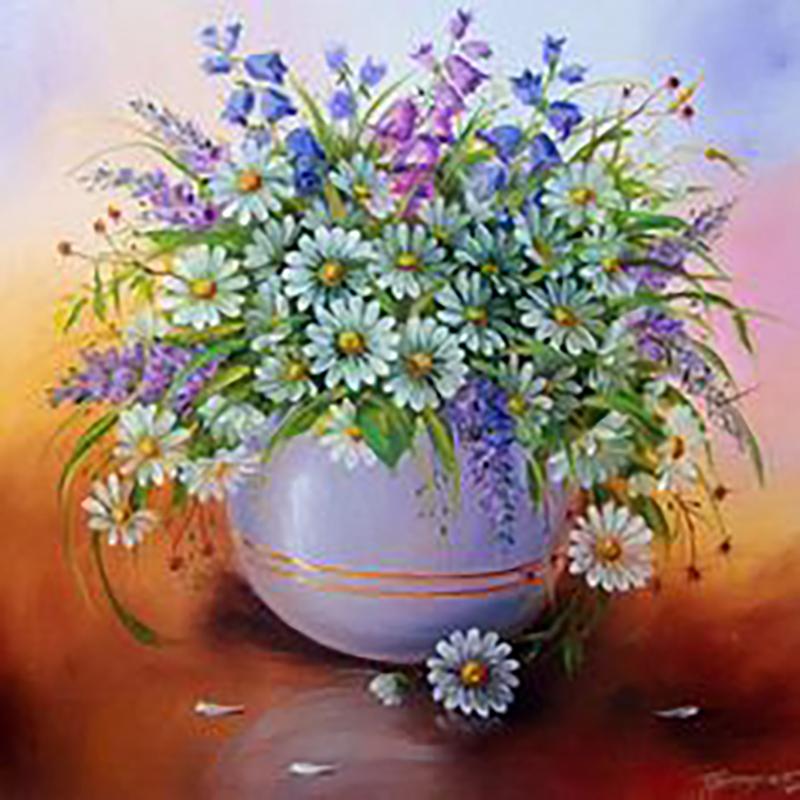 5D DIY Алмазная картина Полный круглый дрель Цветы Набор для вышивки крестом Алмазная вышивка Пион Горный хрусталь Искусство Домашний декор