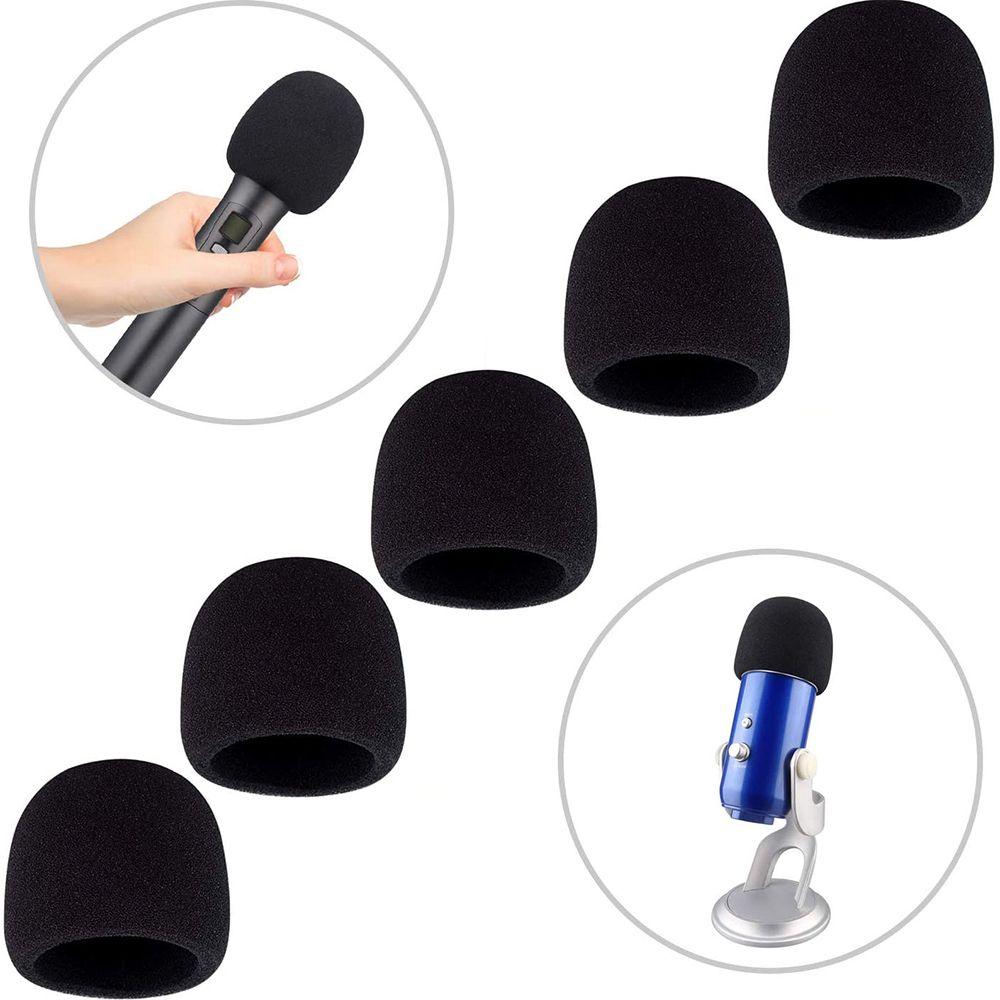 5 шт. Мягкий защитный чехол для микрофона, губка для микрофона