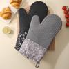 Перчатки для выпечки в духовке, кухонные утолщенные теплоизоляционные нескользящие перчатки