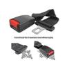One Support and Two Extension Belt Adapter Car Rear Two-seat Seat Safety Belt Connector