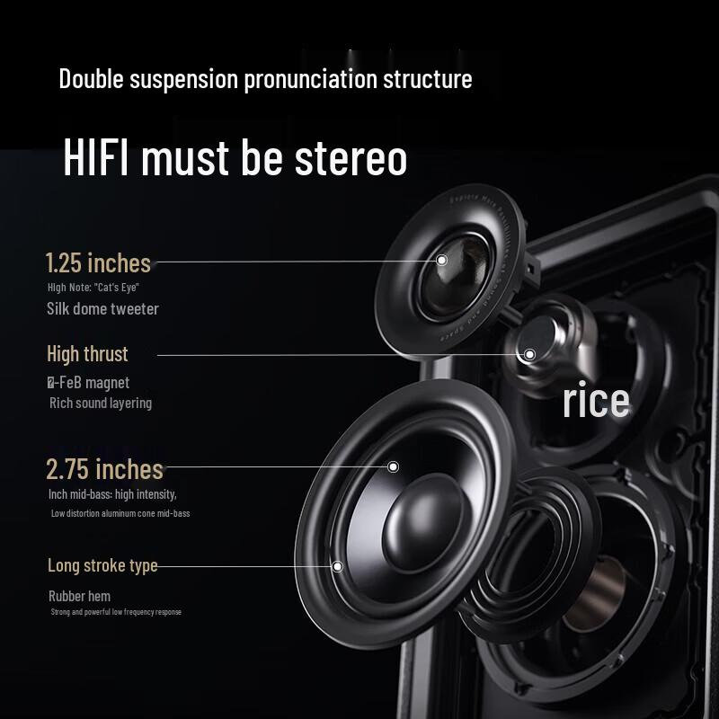 Edifier Halo 2.0 Deep Abyss Monitor Speakers CN plug (adapter included)