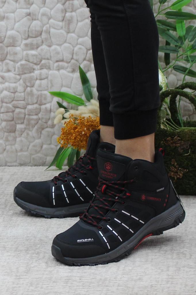 Men's Fashion Faux Leather Thick Heeled Boots Bootie Duncan Hi Anatomical Waterproof Waterproof Outdoor Boots Shoes