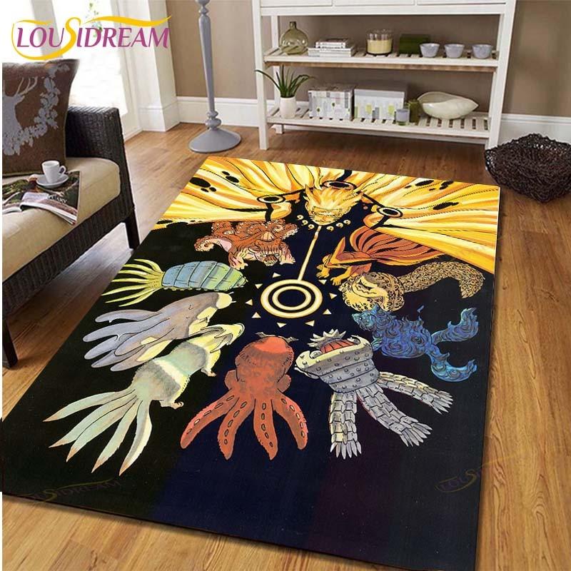 Аниме Наруто узор ковры гостиная противоскользящий коврик детские коврики для спальни коврик для йоги большой ковер декор