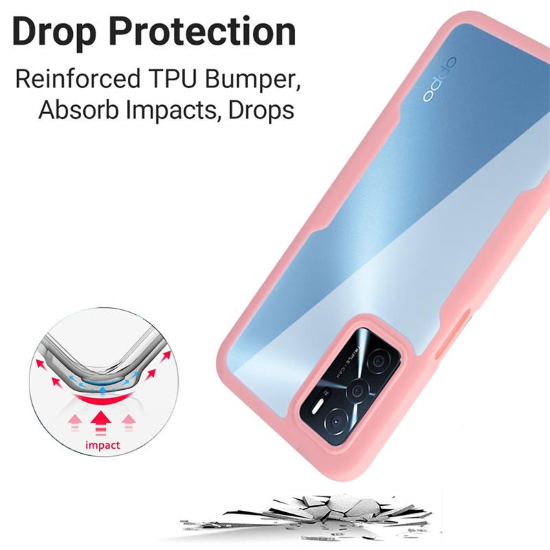 Противоударная задняя крышка 360 Full Clear для Oppo A16 A16s A54s Чехол Защита экрана и камеры Чехлы для телефона для OppoA16 A 54s Funda