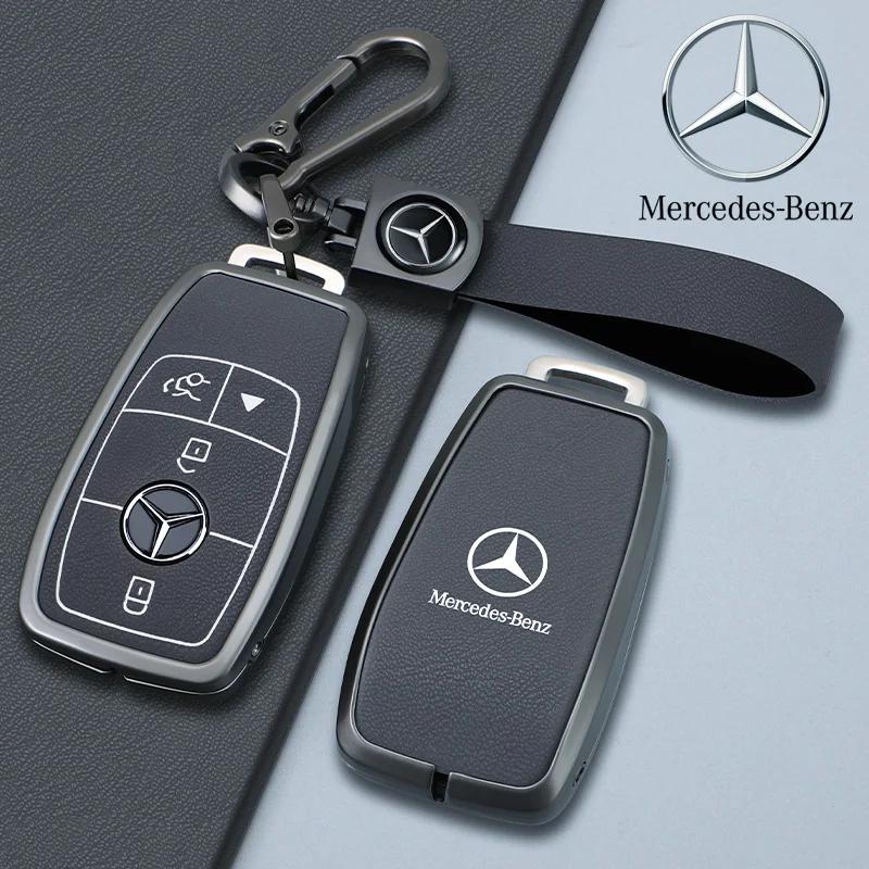 Car Key Case Cover Shell for Mercedes Benz Cla250 Mercedes Benz GLS53 2019 GLS450 Maybach GLS600 2021 AMG C63S GLE 450 2020 qe1