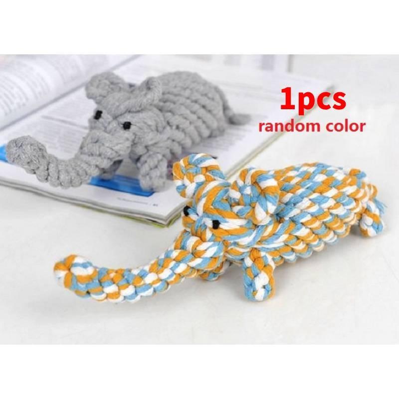 Adorable Cotton Rope Dog Toys Including Cute Yellow Duck Giraffe Moose For Chewing Dental Care And Fun Playtime Activities