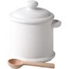 Контейнер для хранения Керамическая канистра Ш11 xx Канистра S Фарфоровая посуда Mino, сделанная в Японии Ale-net D9.6 H11.8см (WH)