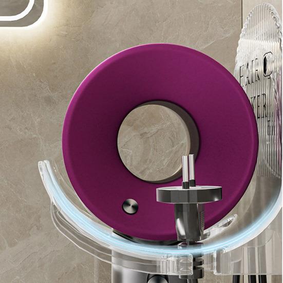 Держатель для фена Настенный монтаж Простая установка Компактный влагостойкий сверхмощный органайзер для хранения в ванной комнате