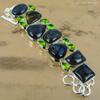 Labradorite Gemstone Peridot Wife Unique Chain Bracelet Jewelry Sterling Silver