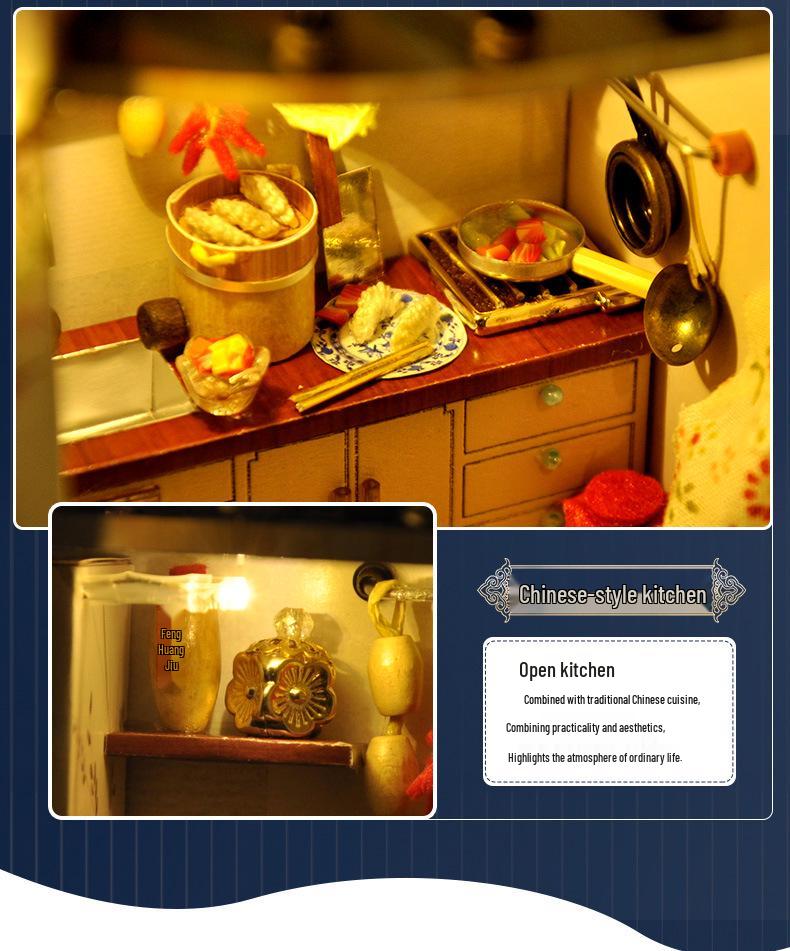 Tianyu DIY Creative Cottage Model Toy for Boys