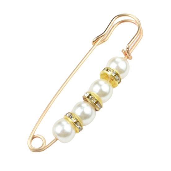 Брошь «Безопасность», тонкая работа, защита от воздействия, привлекательный искусственный жемчуг, женская безопасность