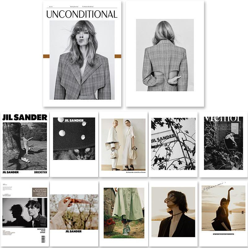 Блокнот в английском стиле: Обложка модного журнала и реквизит для макета сцены