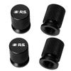 4PcsSet Car Wheel Tire Valve Caps Metal Stem Cover For Renault RS Clio Scenic Logan Megane Koleos Sandero Safrane Accessories A9