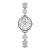 Women's Replica Waterproof Wristwatch: Exquisite Heart Band, Zirconia, Diamond, Quartz Movement, Delicate, Classic, Cute, Stylish, Stainless Steel, Ad