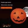 Halloween Pumpkin Lanterns: Hanging Ornaments, String Lights, Paper Lanterns, and Handheld Props for Bar and Kindergarten Decorations.