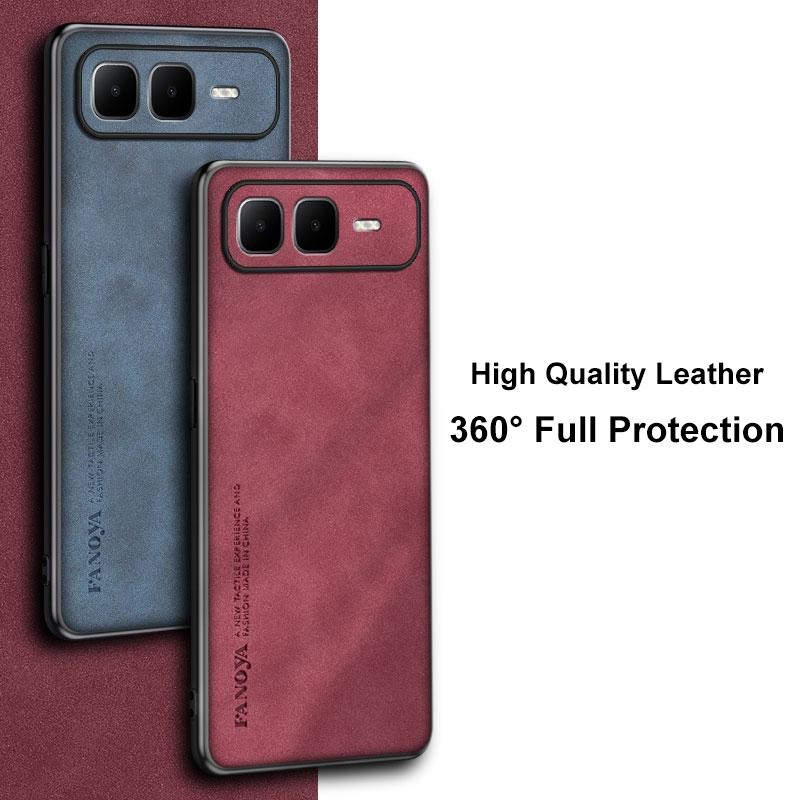 Для чехла Infinix Smart 10 Plus Роскошный чехол для телефона из искусственной кожи Для Infinix Smart10 Plus Задняя крышка Силиконовая противоударная защита