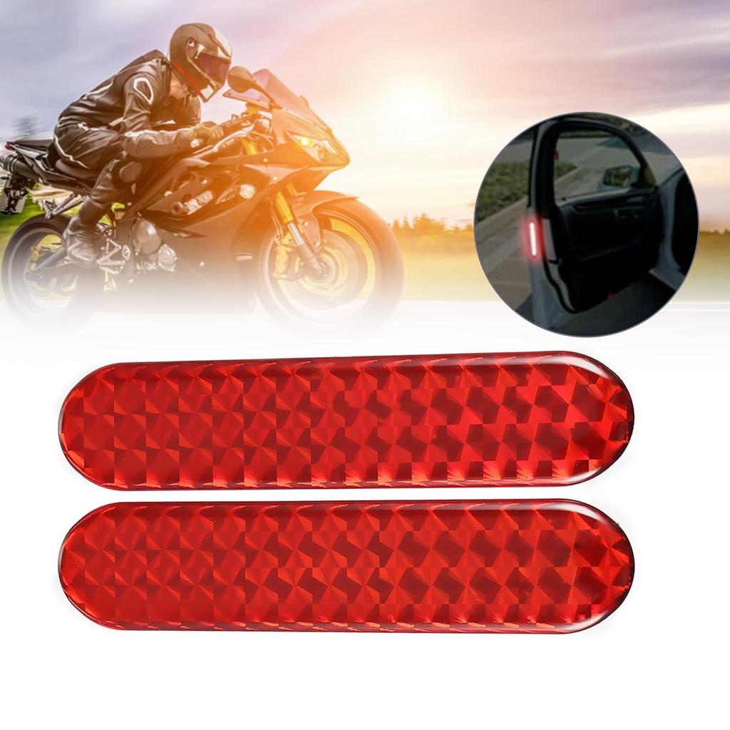 HARUMAKI Reflector Protector Bike Reflector Stick-on Reflective Sticker Car Reflective Sticker Reflector Square Car