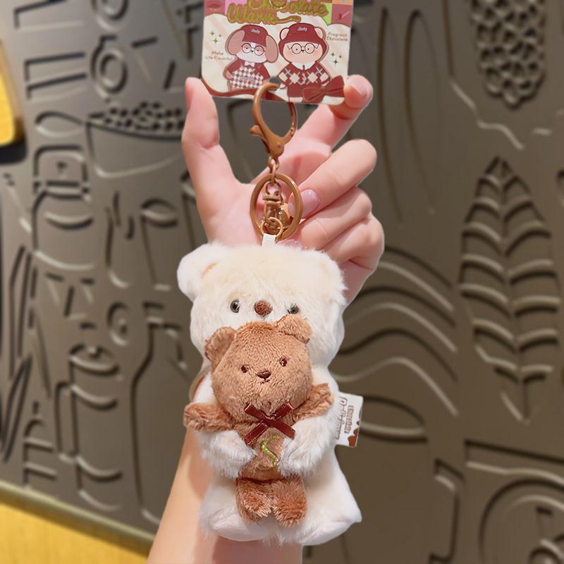 Мультяшный брелок-подвеска, плюшевая игрушка, креативный и персонализированный подвес для школьной сумки, кукла, милый маленький аксессуар