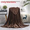 Oversized Simple Solid Color Soft Plush Blanket For Napping Sofa And Use Bedroom
