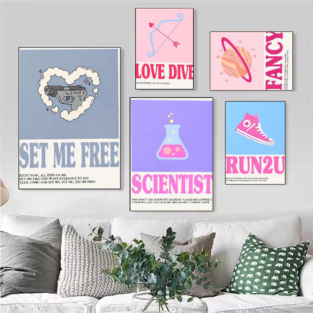 1pc Northern Europe Korean Girls Group Kpop Music Poster HD Posters Home Room Bar Cafe Decor Art Wall Painting Picture