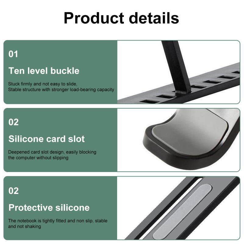 HdoorLink Портативная подставка для ноутбука, держатель для ноутбука, подставка для планшета, легкий регулируемый компьютер для Macbook Air Pro, аксессуары Xiaomi