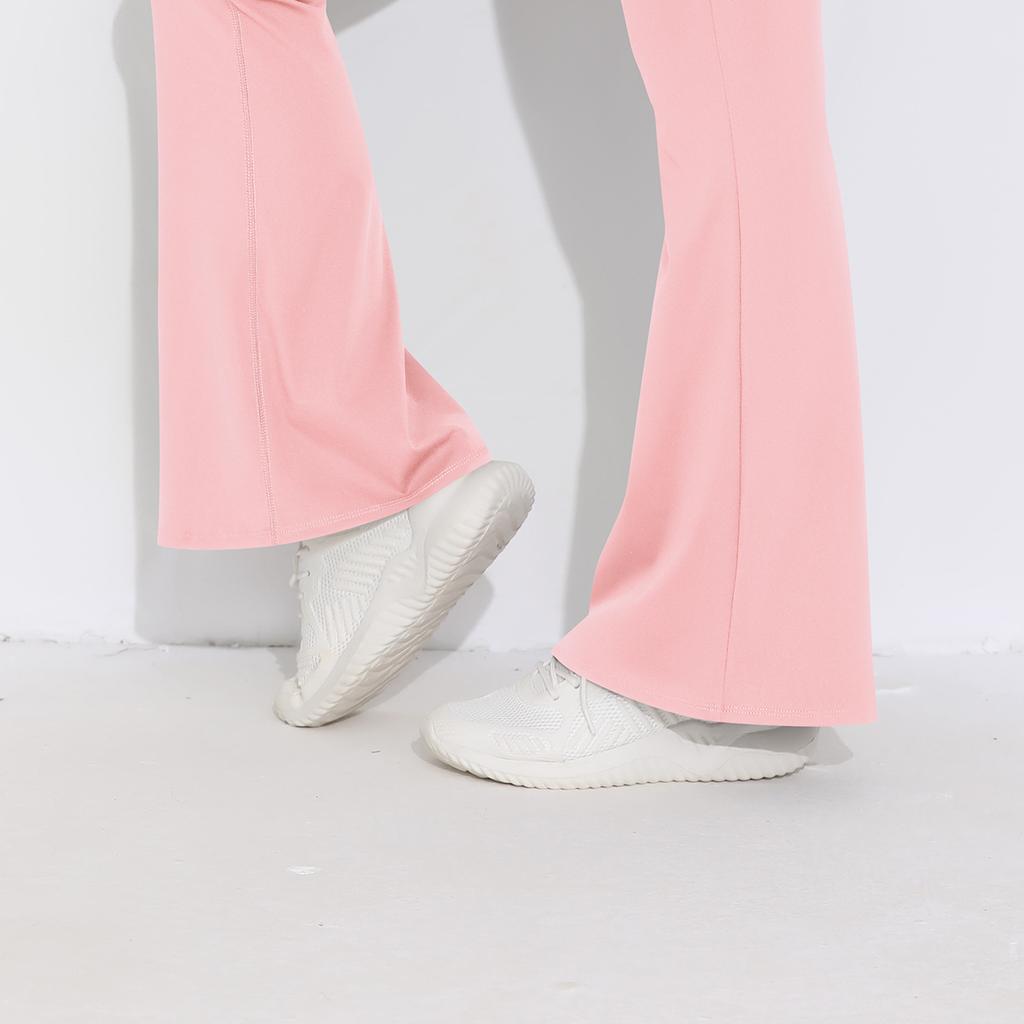 Женские расклешенные штаны для йоги с V-образным вырезом, расклешенные леггинсы с высокой талией, спортивные штаны с утягивающим эффектом