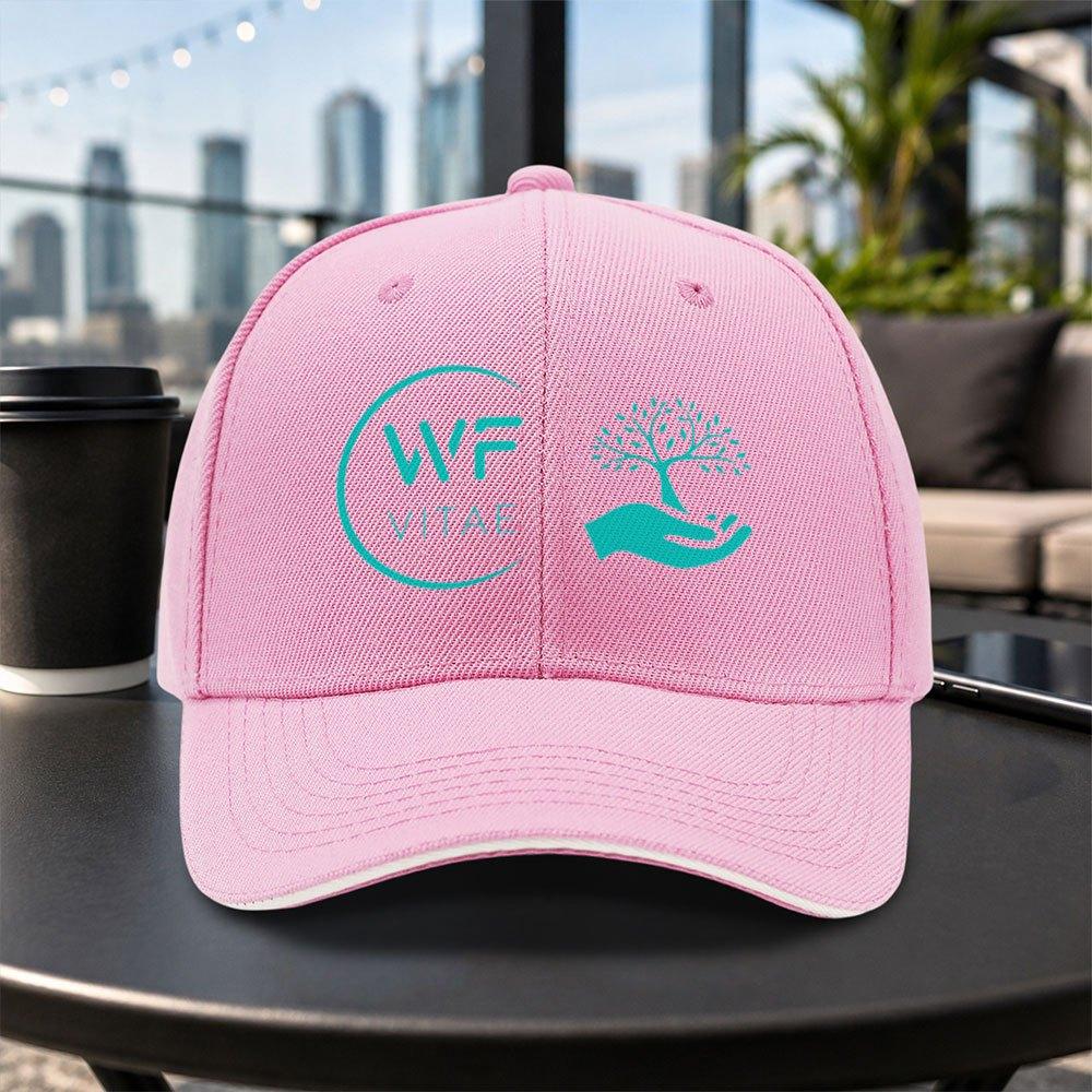 WF VITAE Logo Sandwich Cap Unisex Adjustable Lightweight Baseball Cap MultiColor Casual Outdoor Travel Party Gift