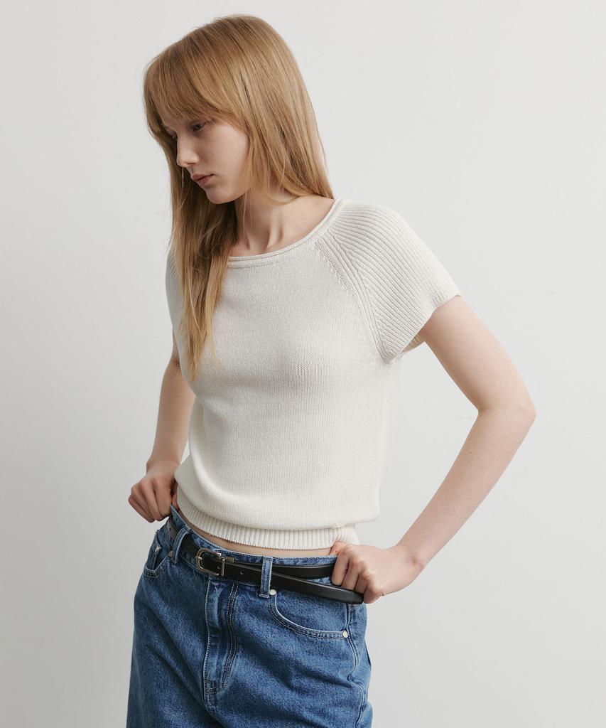 ARTID Cotton Raglan Short Sleeve Knit_3 Colors