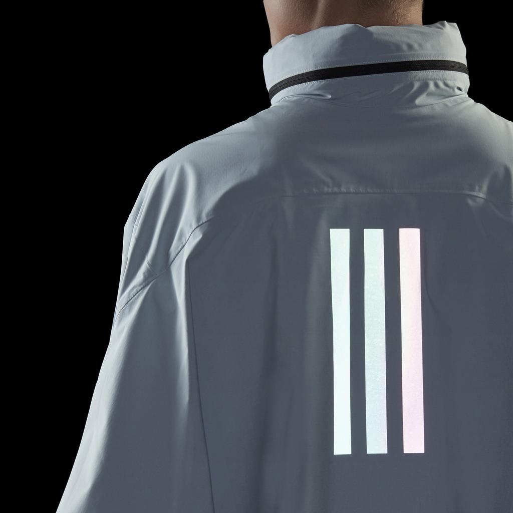 Adidas Длинная куртка с принтом логотипа и цветными блоками, женская куртка зеленого цвета GP3104