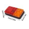 2Pcs Side Light Rear Tail Lights Lamps 10 LED Turn Signal Indicator Stop Indicator Lamp  Lorry Truck