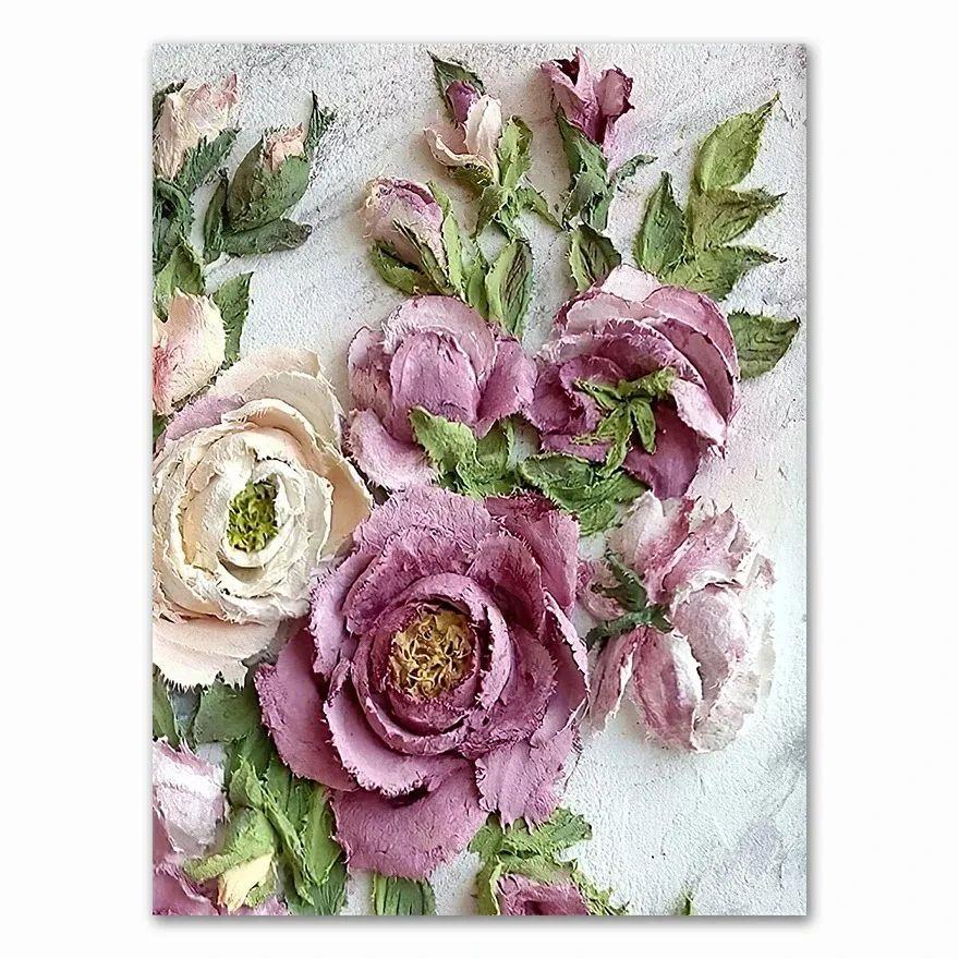 Art Scandinavian Home Decor Abstract Canvas Wall Art Flower Posters And Prints Wall Pictures For Living Room Decoration