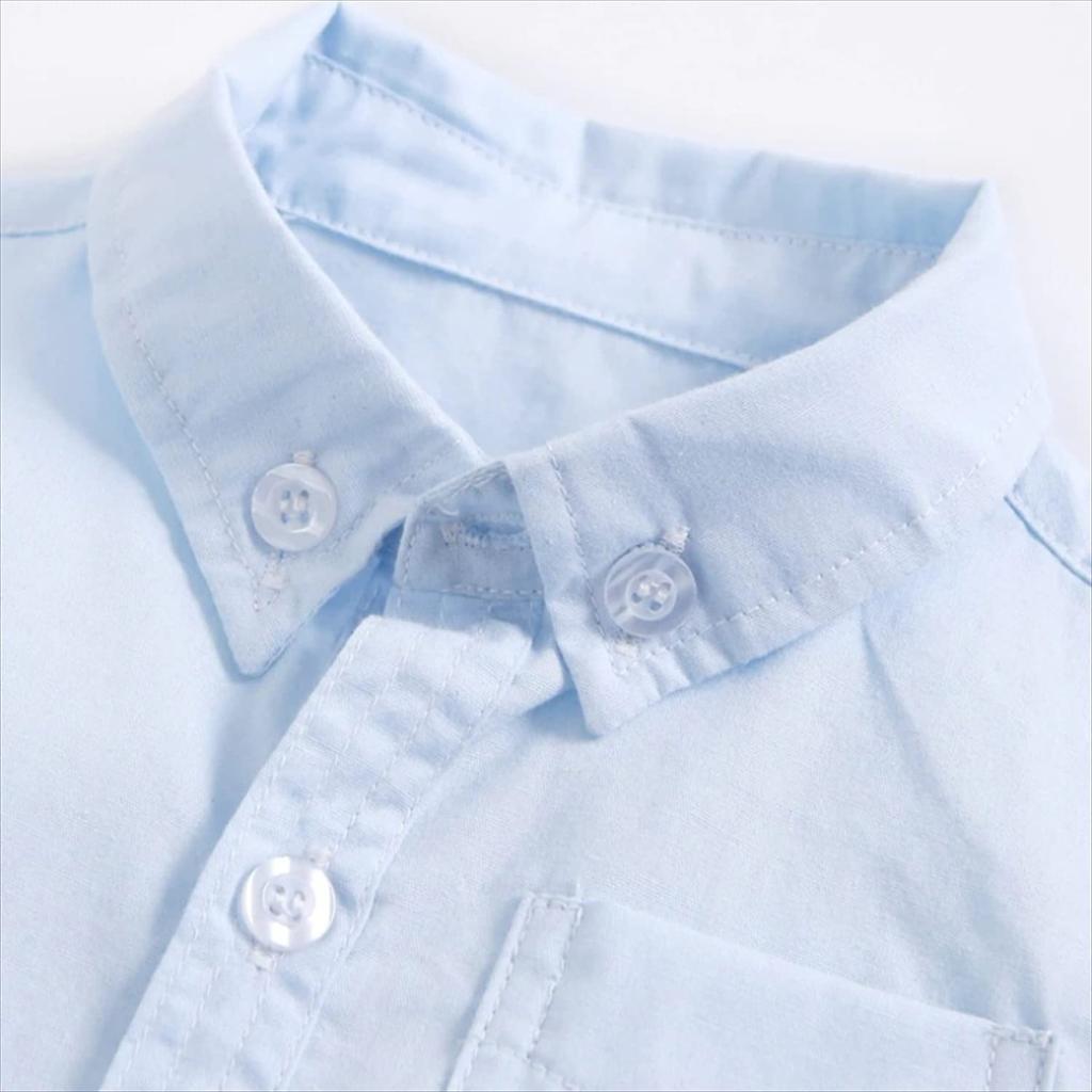 Misia Luxury Baby Romper Short Ages 18 Months Boy's Jumpsuit, Spring/Autumn, Sleeve, Button-Down, Cotton, Collared, 0-3, Blue, 9378,