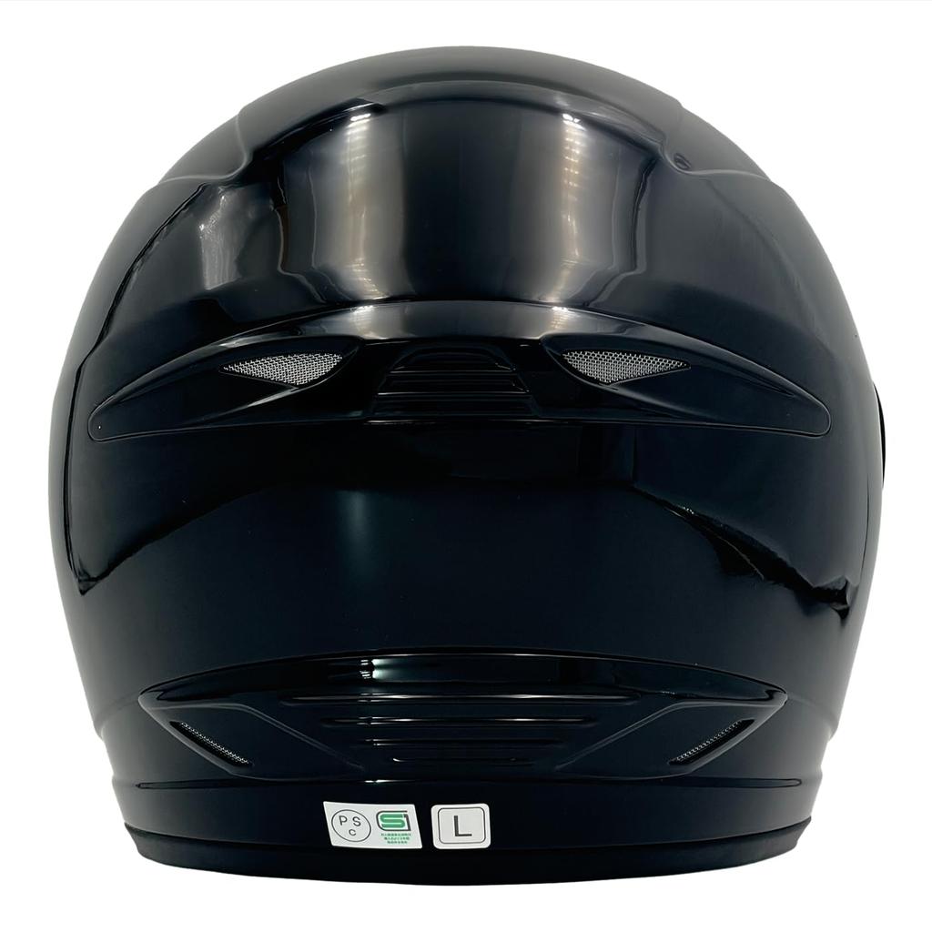 Yamashiro Мотоциклетный шлем-джет с открытым лицом для всех размеров интеркома L YH-004, шлем, щиток, двигатели, совместимый, черный, (59-60см)