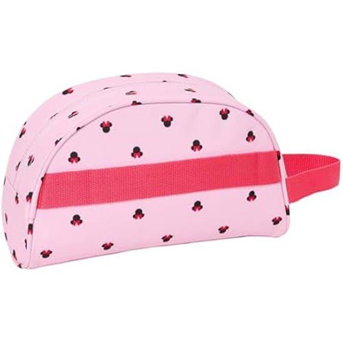 Trousse de Toilette - SAFTA - Minnie Mouse Naive - Souple - Zippée - Rose