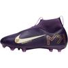 Килиан Мбаппе x Zoom Mercurial Superfly 10 Academy MG GS Гранд Пурпурный Детские Кроссовки Бледно-Слоновая Кость HF3417-500