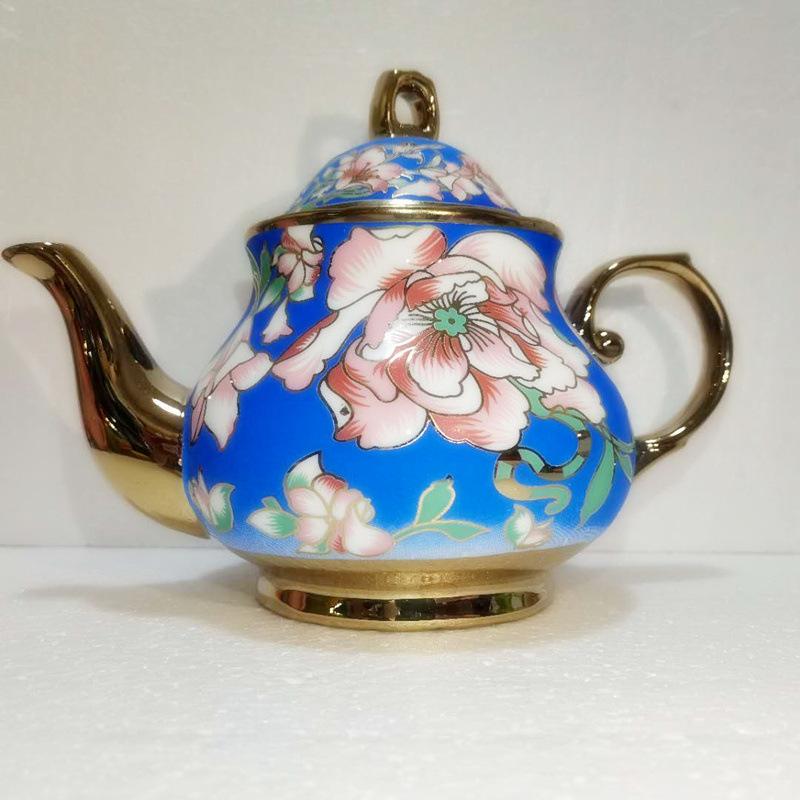 Позолоченный край Европейский креативный домашний чайный сервиз Керамический английский кофейный набор с чашкой и блюдцем