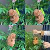 Adorable Plush Capybara Keychain Creative Animal Keyring Soft Toy Bag Charm