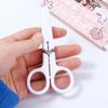 Mini for Paper Student Stainless Steel Scissor Office Scissor White Color White Tiny Scissors