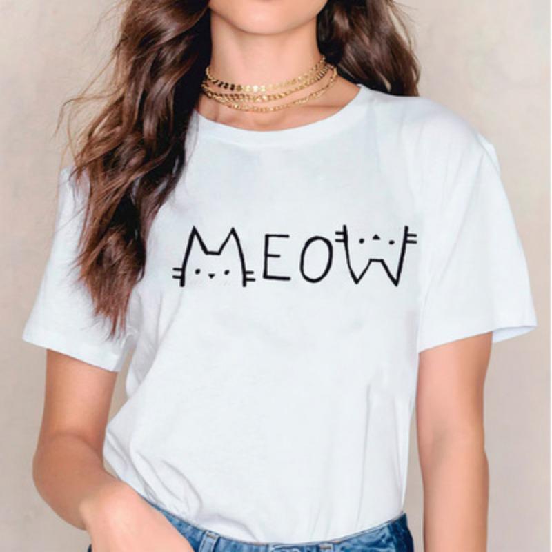 Летняя женская одежда Faith Over Fear Printed Casual Pure Cotton Round Neck Short Sleeved T Shirts Women's