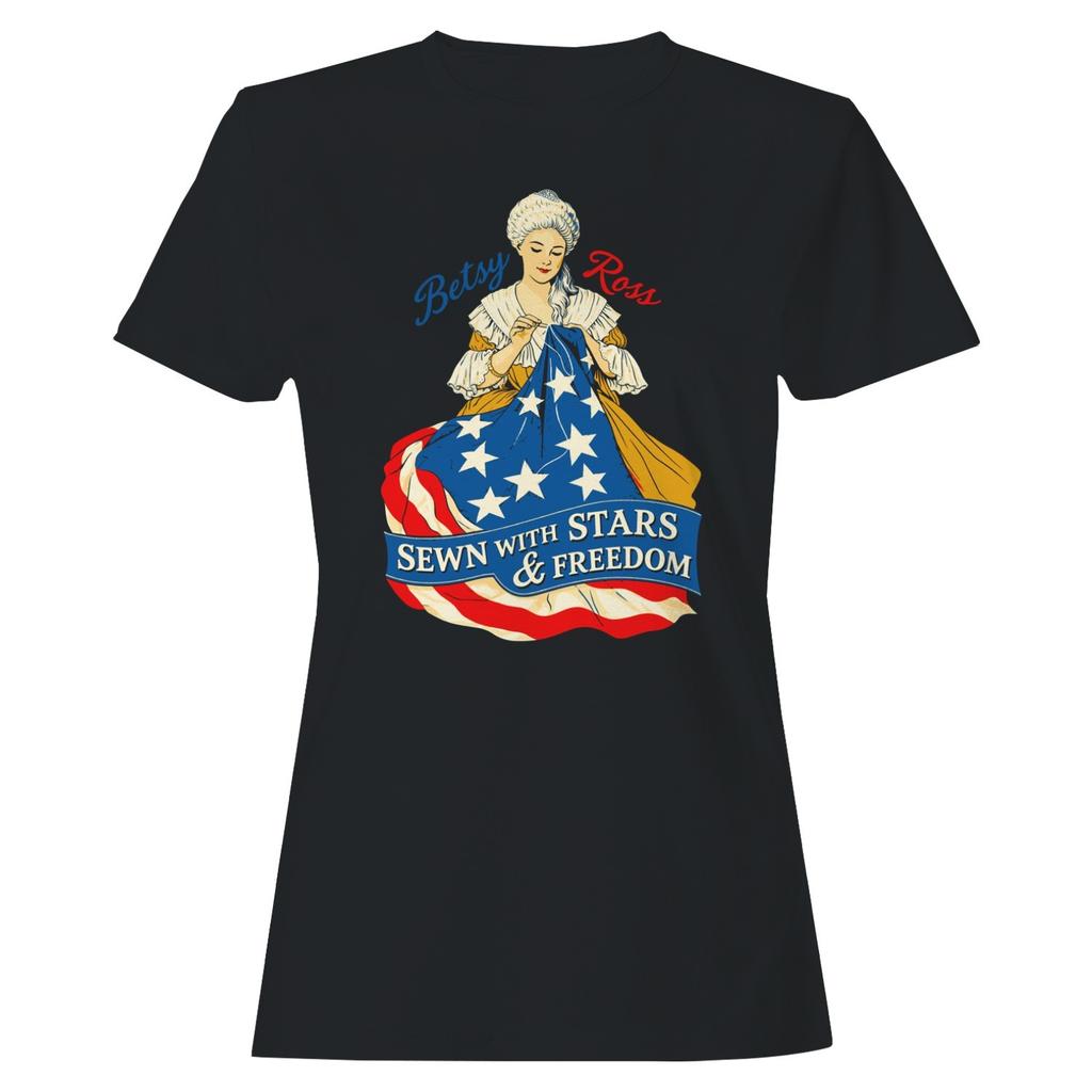 Betsy Ross Sewn with Stars Women's T-shirt