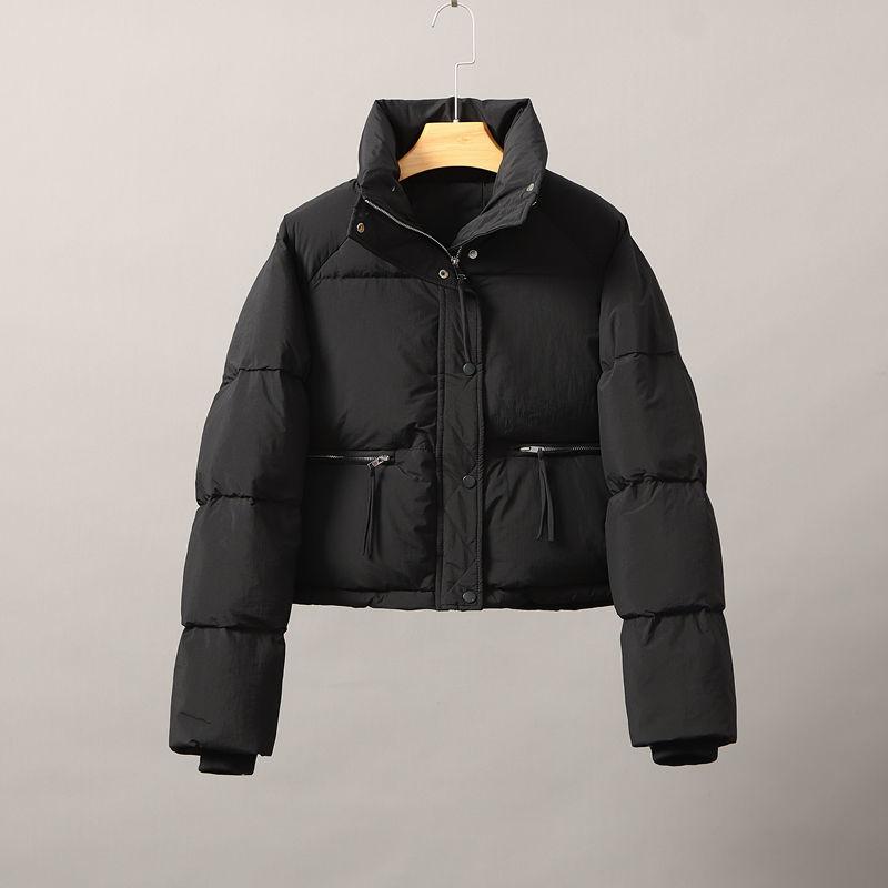 Anti-season New Cotton-padded Women Short All Korean Version Stand Collar Small Thick Bread Suit High-grade Cotton-padded Coat Coat