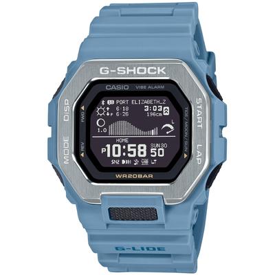 Мужские часы G-SHOCK G-LIDE, Bluetooth, биомасса, пластик, японская модель, GBX-100-2AJF, синий