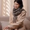 Plaid Scarf Sweet Imitation Cashmere Scarf Women's 2025 New Fashion Medium and Long Warm Scarf Shawl