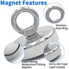 Super Strong Neodymium Fishing Magnet Hooks N52 Heavy Duty Magnet with Countersunk Hole Eyebolt Salvage Searcher Magnets