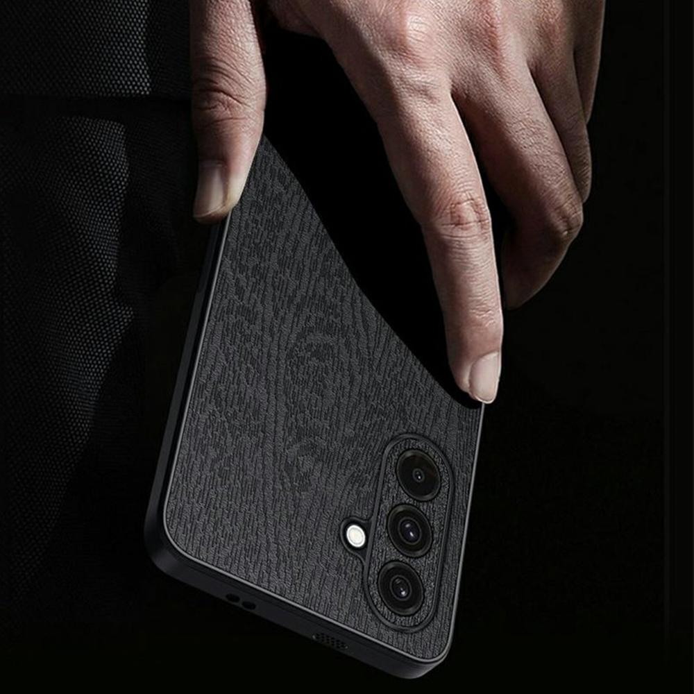 Чехол для Samsung Galaxy A57 5G с текстурой дерева, покрытый ПУ-кожей, ПК ТПУ, чехол для телефона
