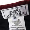 Отличный берет HERMES Santreno Serie Metal Коричневый кашемир Женский 58 Б/у