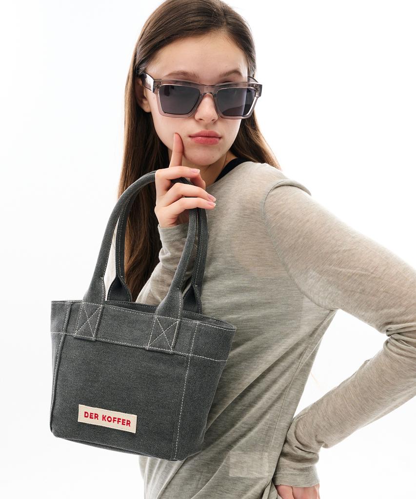 Чемодан-сумка Shopper Vintage [Угольный]-Мини