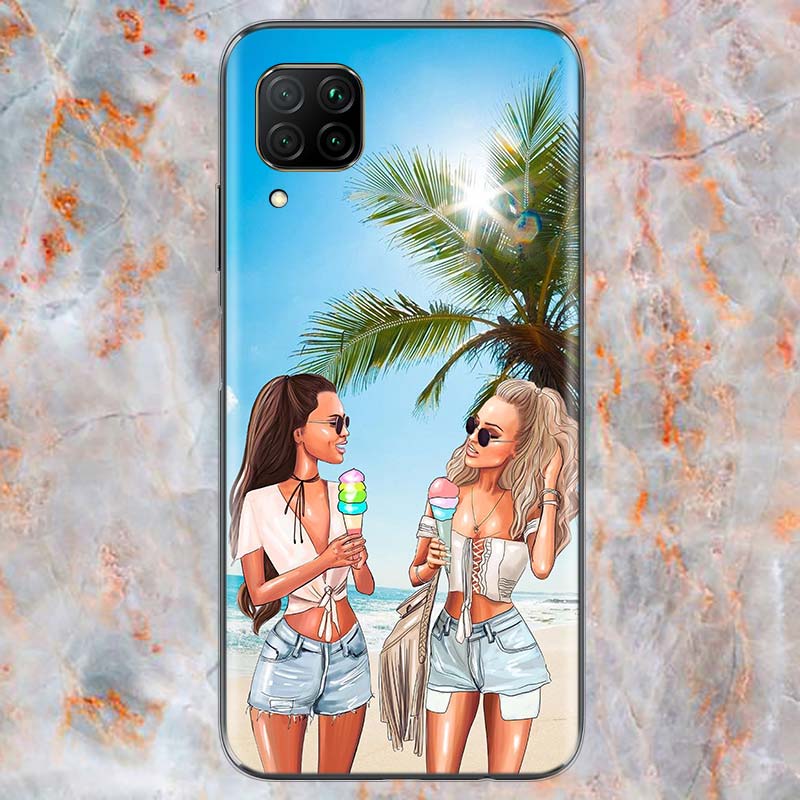 Девочка Мальчик Модный Детский Чехол Для Huawei Mate 40 30 20 20X 10 RS P Smart 2021 2020 ZS Pro Plus Lite 2019 Телефон Чехол