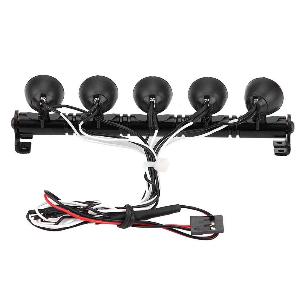 5 LEDs Light Bar Headlight Lamp Accessory Part for AXAIL Scx10 Traxxas RC Car