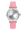 Quartz Watch with Japanese Luminous Arabic and a Fashionable Arabic Numeral Dial and Women's Movement, Hands, Numerals, (Silver Pink)